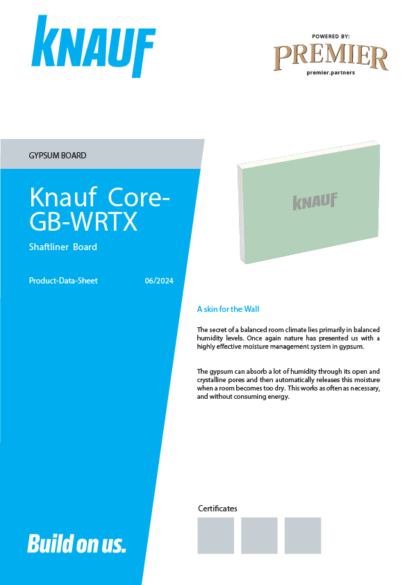 Knauf Shaftliner Board