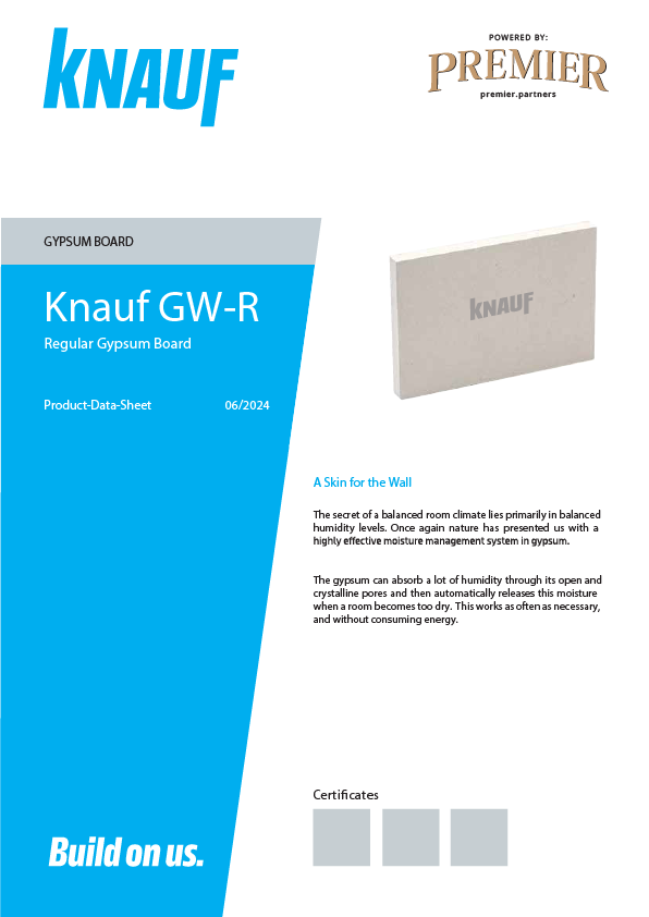 Knauf Regular Gypsum Board
