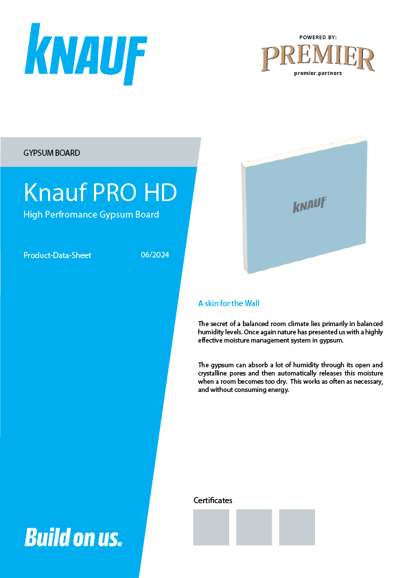 Knauf Pro HD Board Datasheet